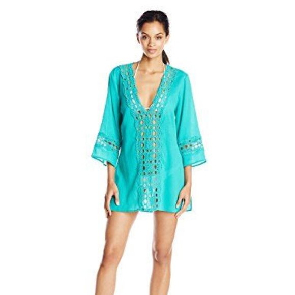 La Blanca Swim Nwt La Blanca Lace Tunic Swimsuit Cover Up Poshmark